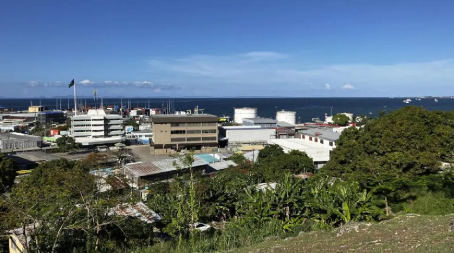 Depremden sonra başkent Honiara'dan manzara (AP)