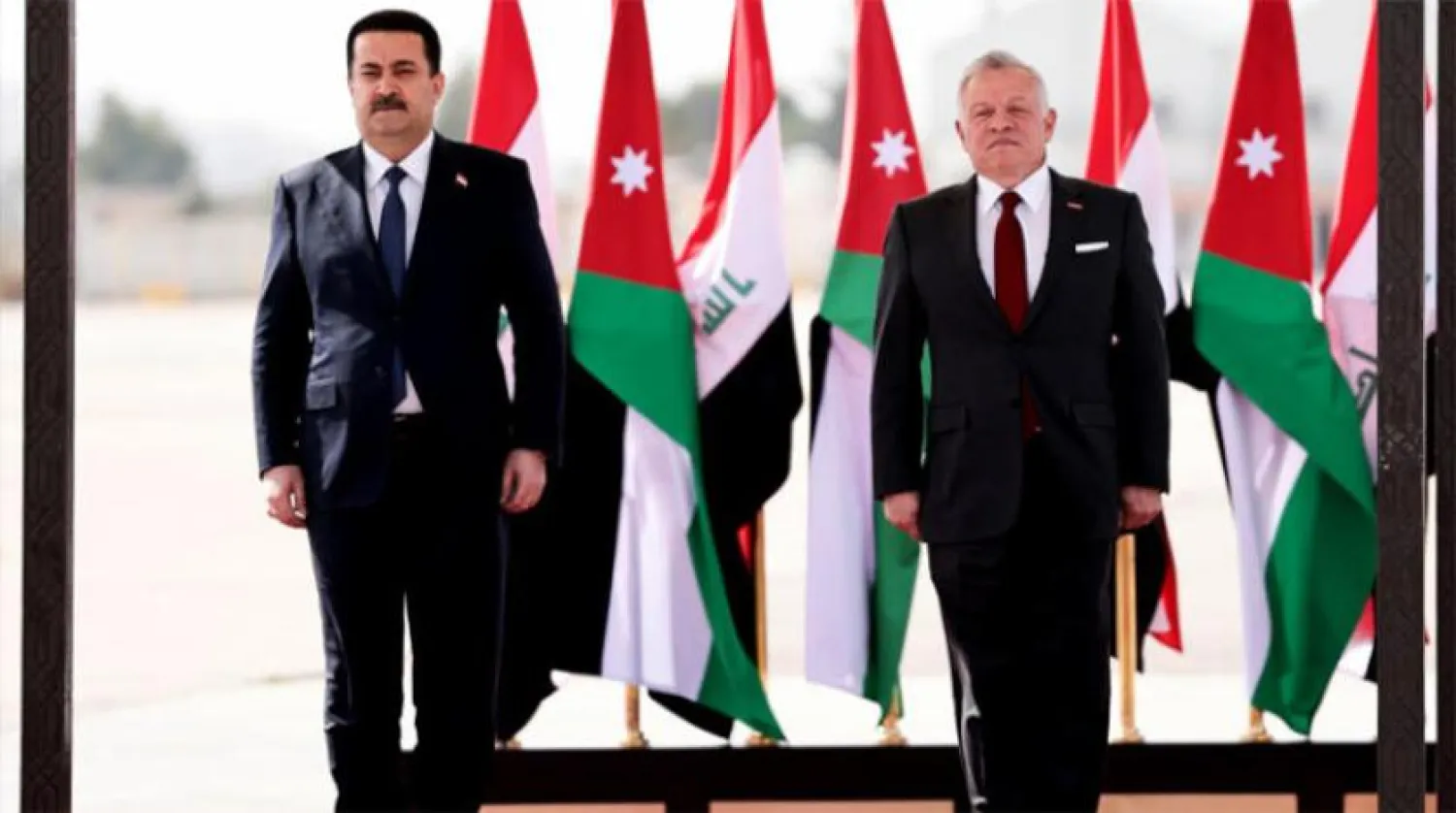 The Jordanian king and the Iraqi prime minister in Amman (DPA)
