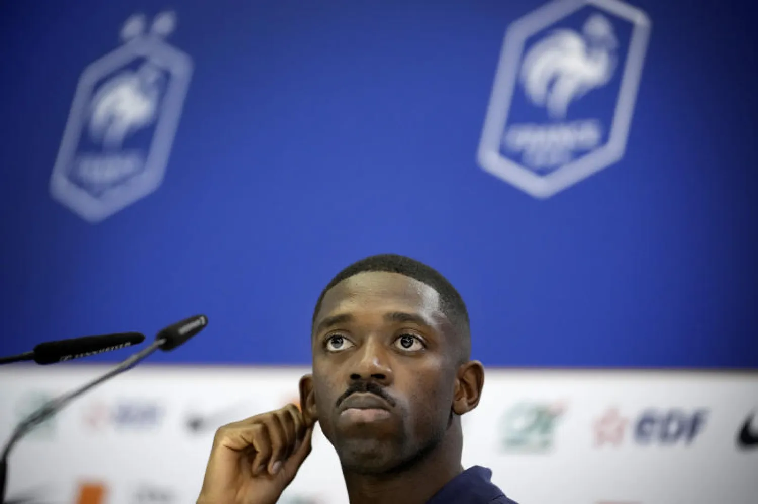 عثمان ديمبلي قال إن المنتخبات الكبيرة في ورطة المنافسين الجدد (أ.ب)