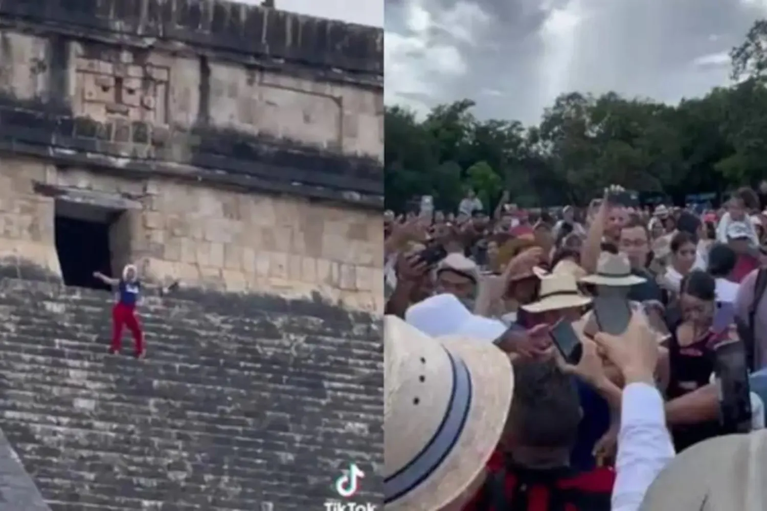 Kukulcán Tapınağı, El Castillo adıyla da biliniyor (TikTok/angelalopeze)

