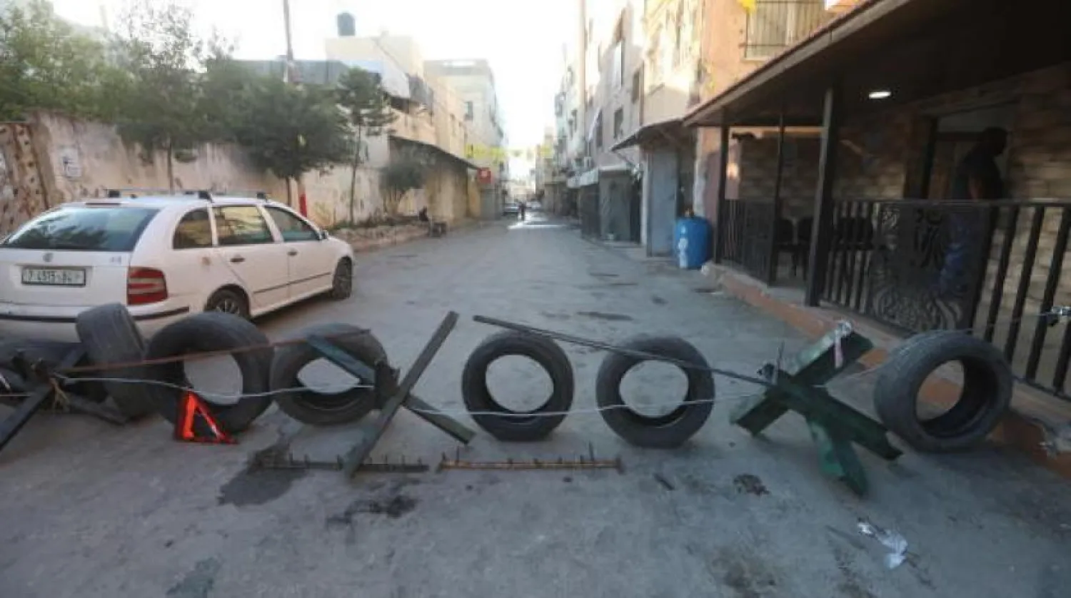 Batı Şeria'daki Cenin şehri yakınlarında bir kontrol noktası  (EPA)
