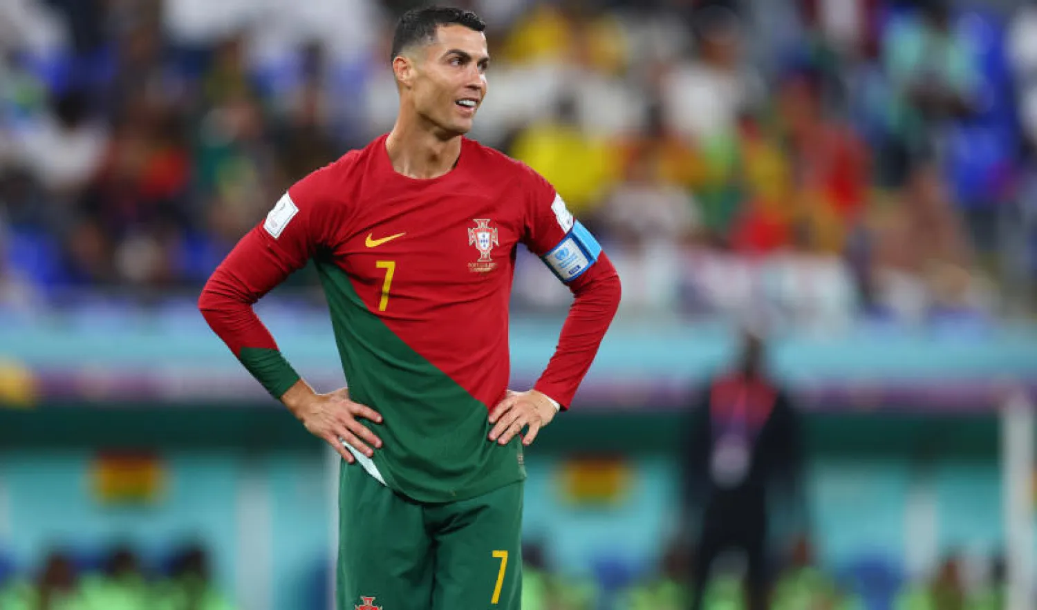 رونالدو شارك اليوم في أول مباراة مونديالية للبرتغال أمام غانا (د.ب.أ)