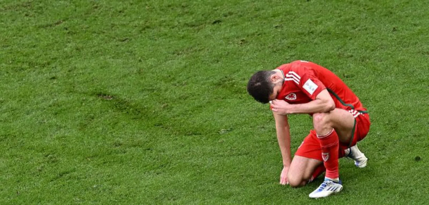 منتخب ويلز تراجعت حظوظه في التأهل لدور الـ16 (أ.ف.ب)