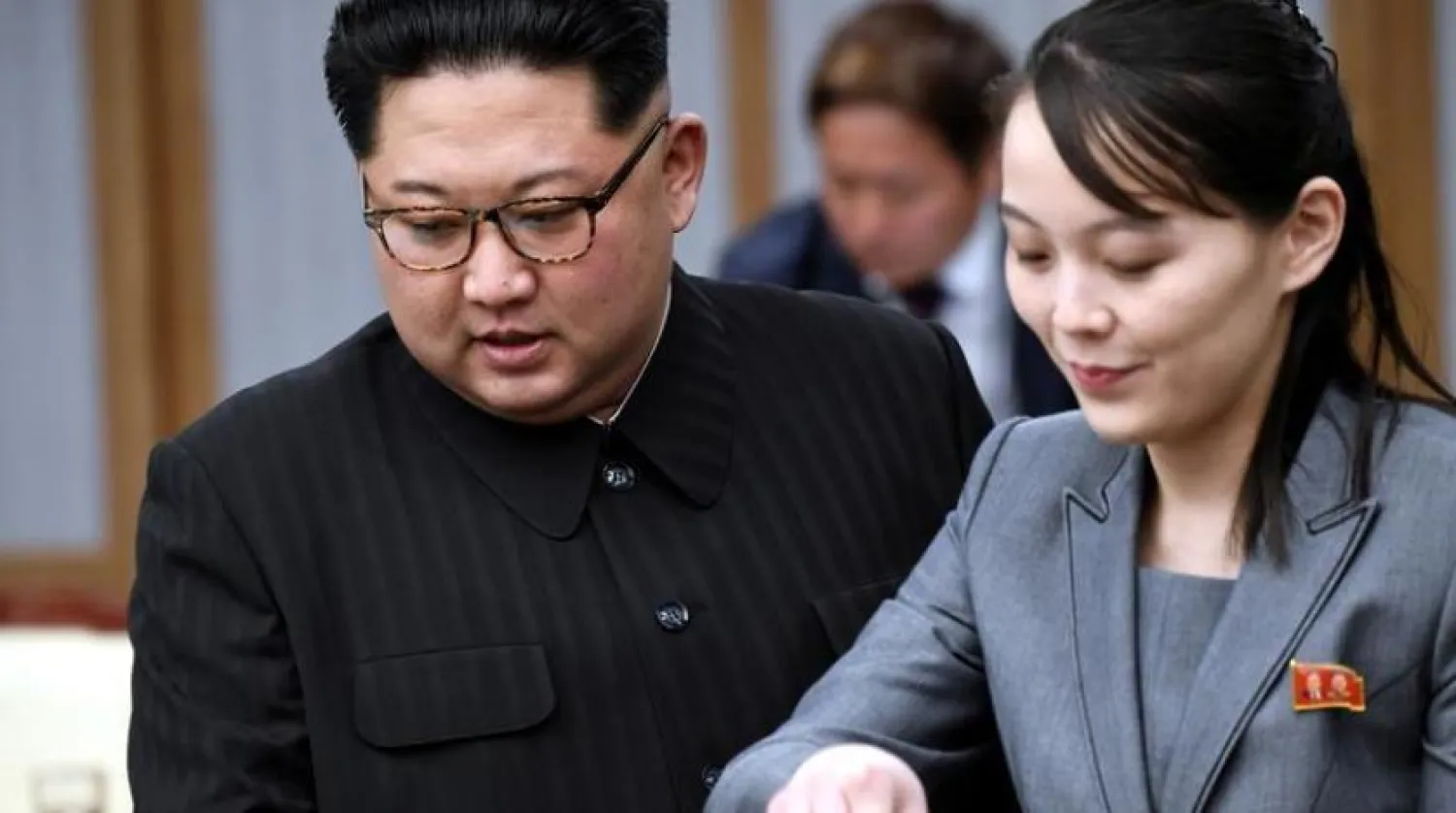 Kuzey Kore lideri Kim Jong-un ve kız kardeşi Kim Yo Jong (Reuters)