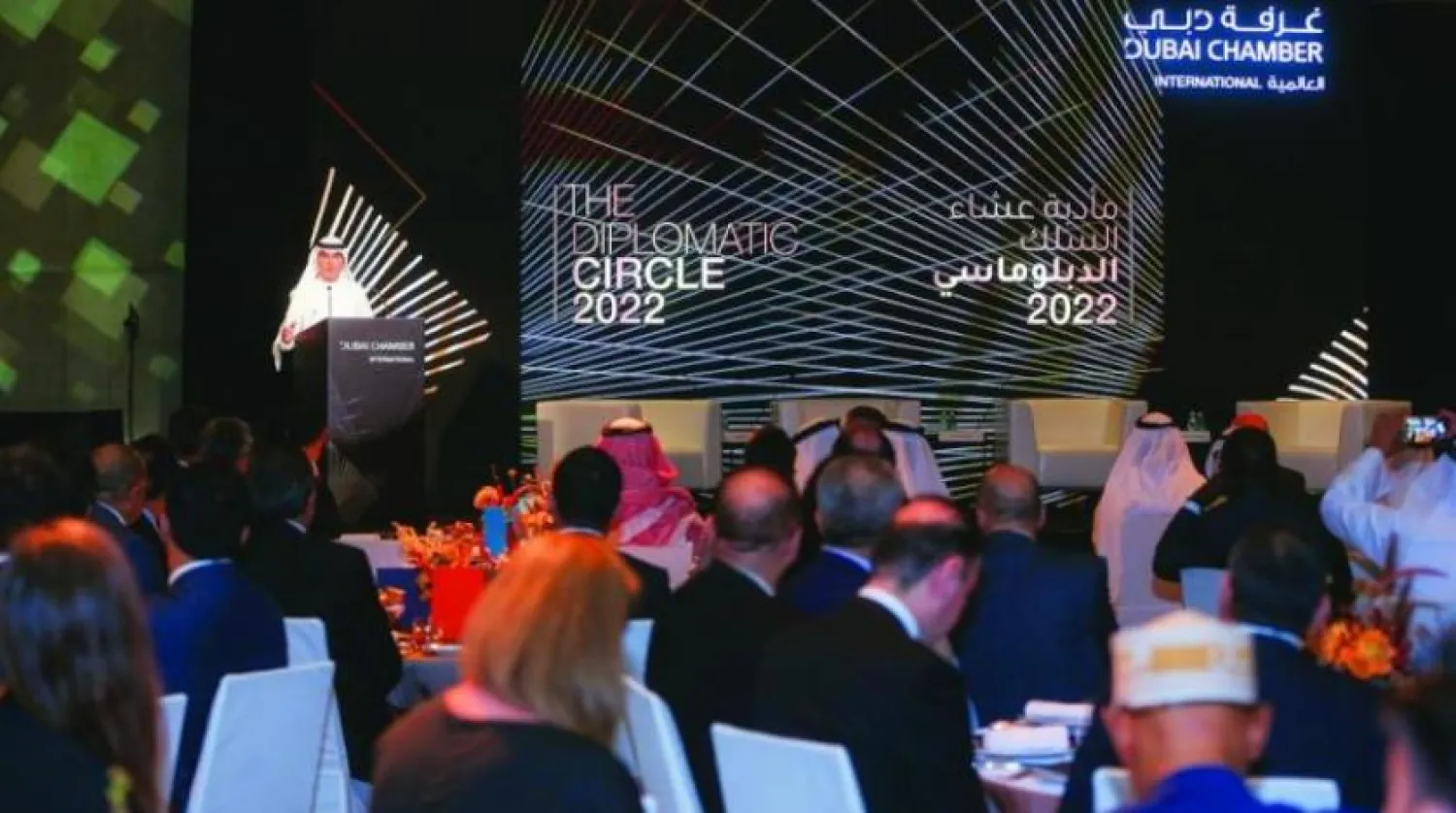 Dubai Chambers Chairman Abdul Aziz al-Ghurair at the Diplomatic Circle 2022. (WAM)
