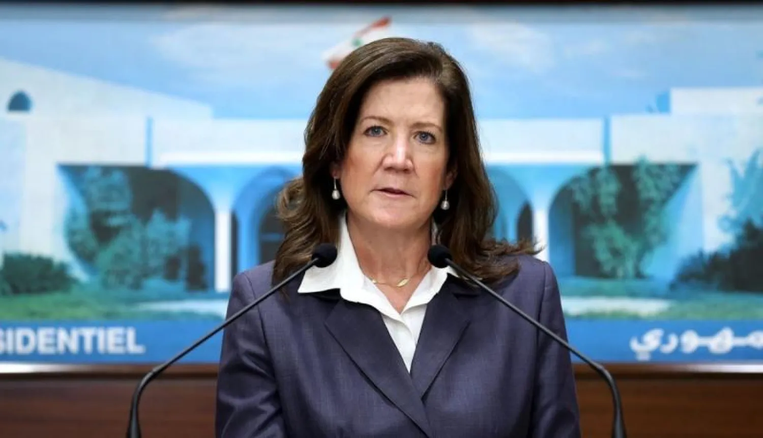 السفيرة الأميركية لدى لبنان دوروثي شيا (الرئاسة اللبنانية)