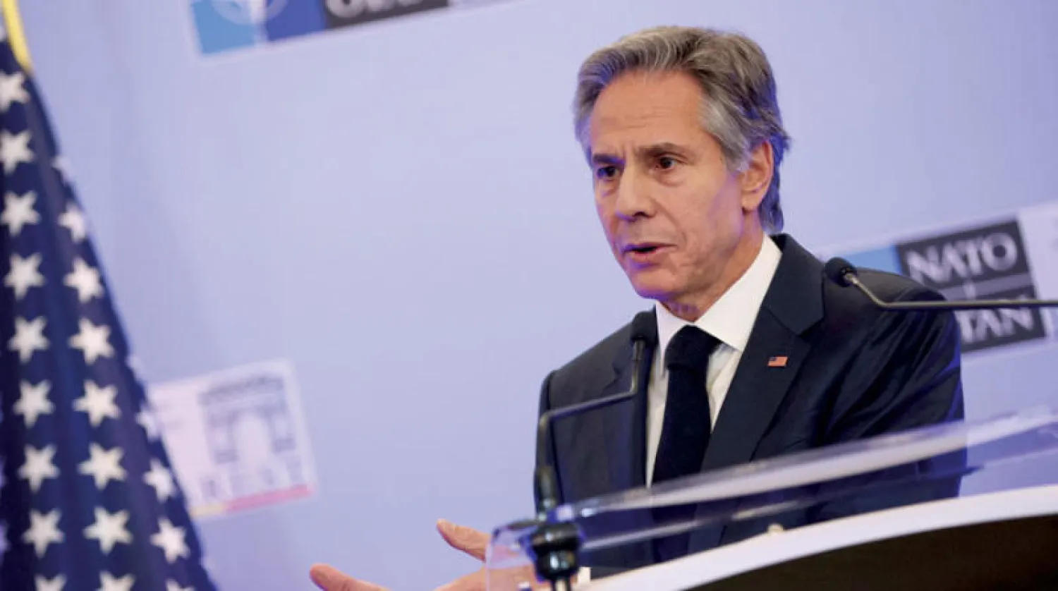 وصف بلينكن الضربات الروسية على البنى التحتية المدنية في أوكرانيا بأنها «همجية» (رويترز)