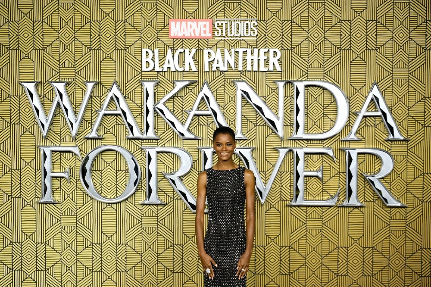 Cast member Letitia Wright attends the premiere of "Black Panther: Wakanda Forever" in London, Britain November 3, 2022. (Reuters)