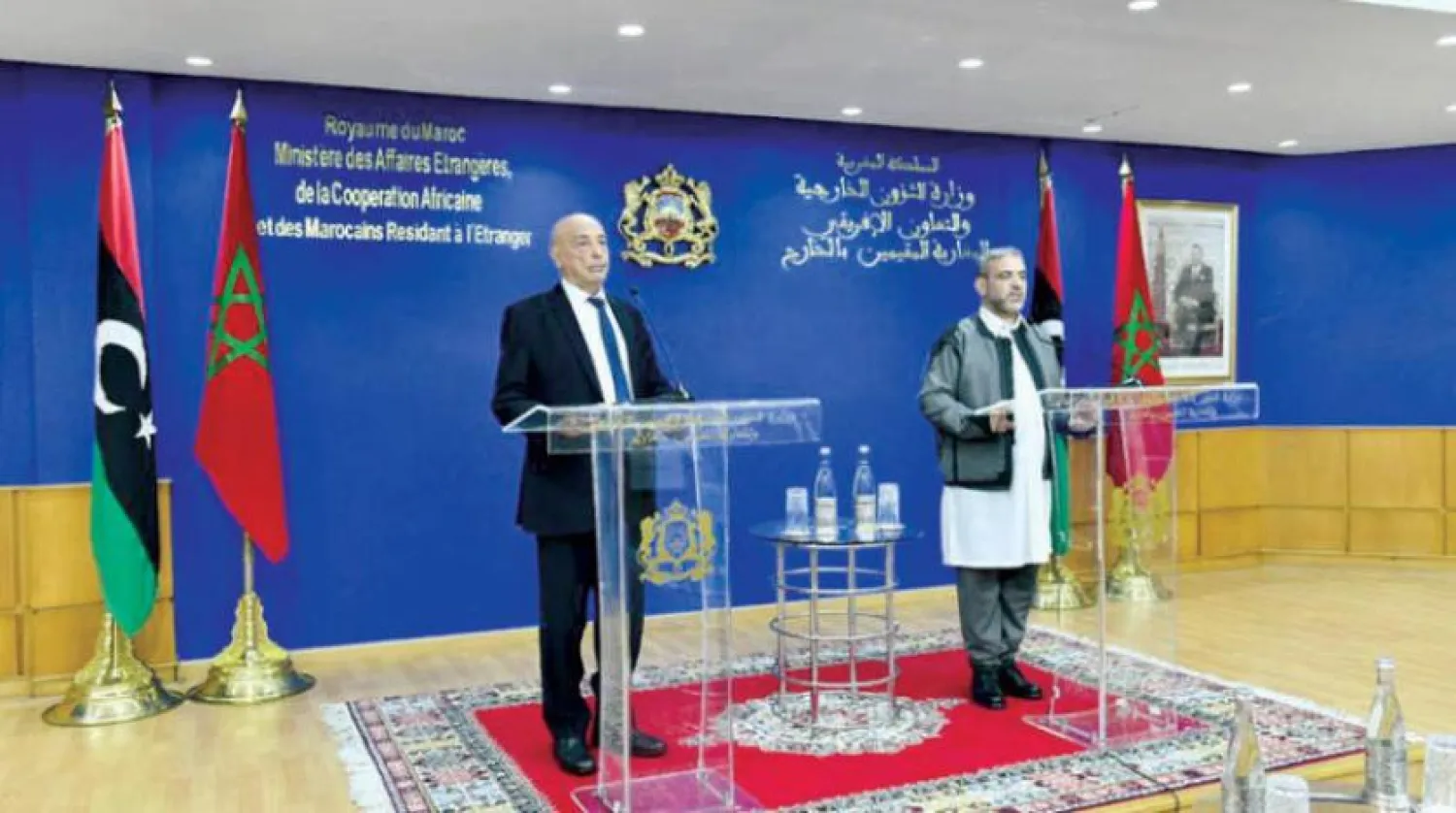 Salih ve Mişri, daha önce Fas’ta bir araya gelmişti (Libya Devlet Yüksek Konseyi)