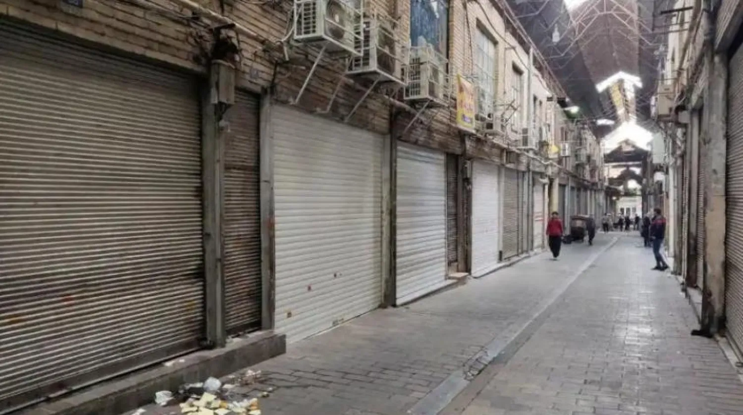 Kasım ayındaki son protestolardan sonra Tahran’da dükkanlar kapatıldı (Reuters_Arşiv)