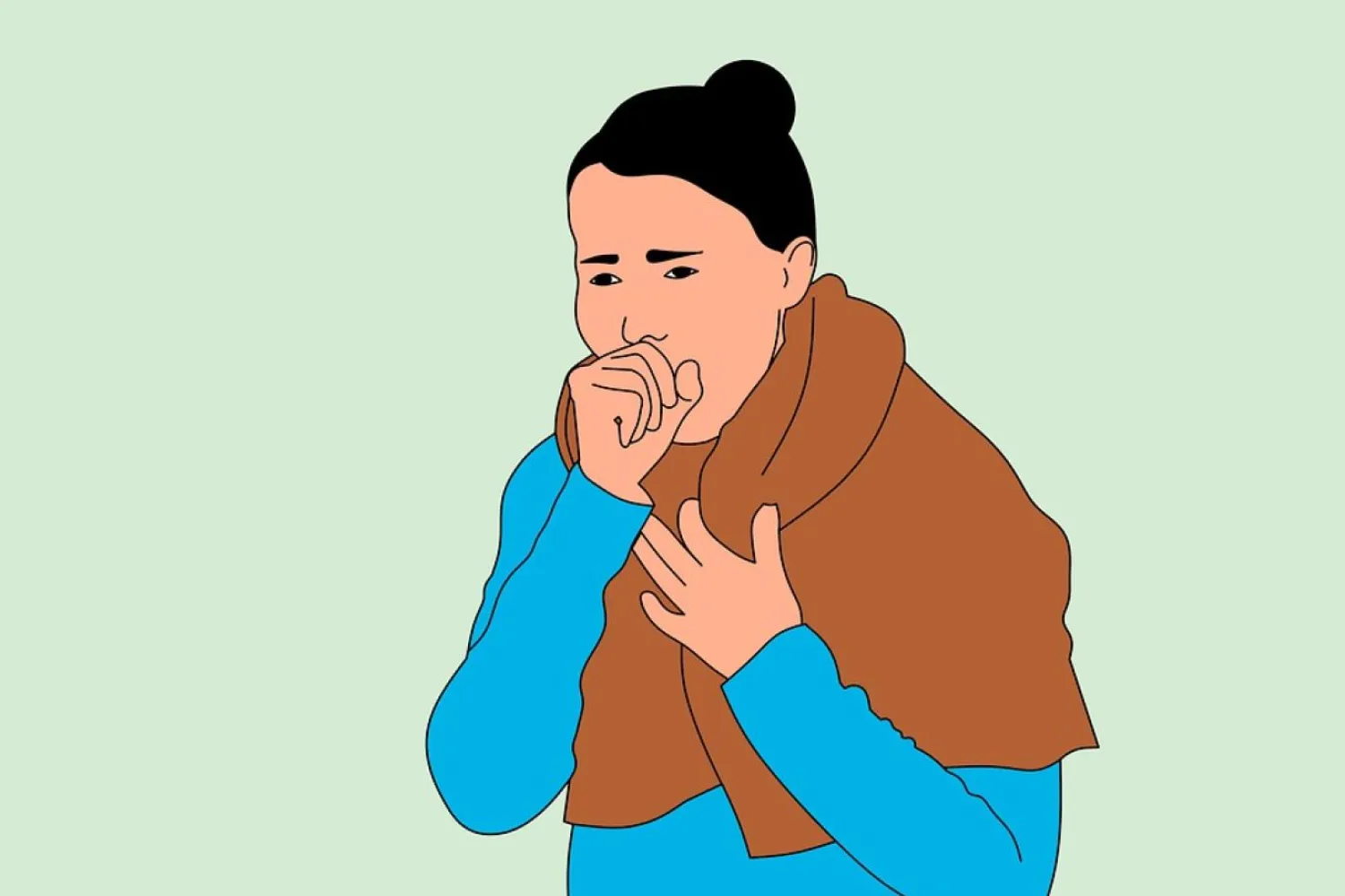 Akciğerlerin iltihaplanması anlamına gelen zatürre belirtileri arasında öksürük, ateş, üşüme, nefes güçlüğü, göğüs ağrısı gibi semptomlar var (Pixabay)

