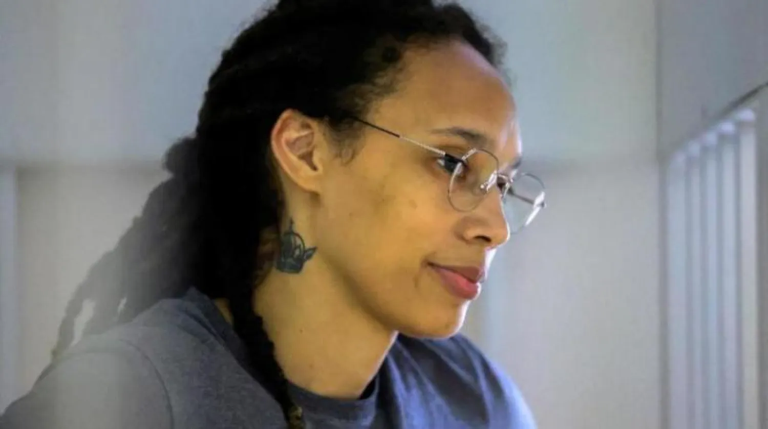 لاعبة كرة السلة الأميركية بريتني غراينر (أ.ف.ب)