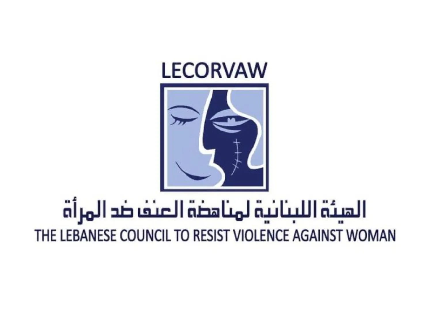 شعار «الهيئة اللبنانية لمناهضة العنف ضد المرأة»... (صفحة الهيئة على فيسبوك)