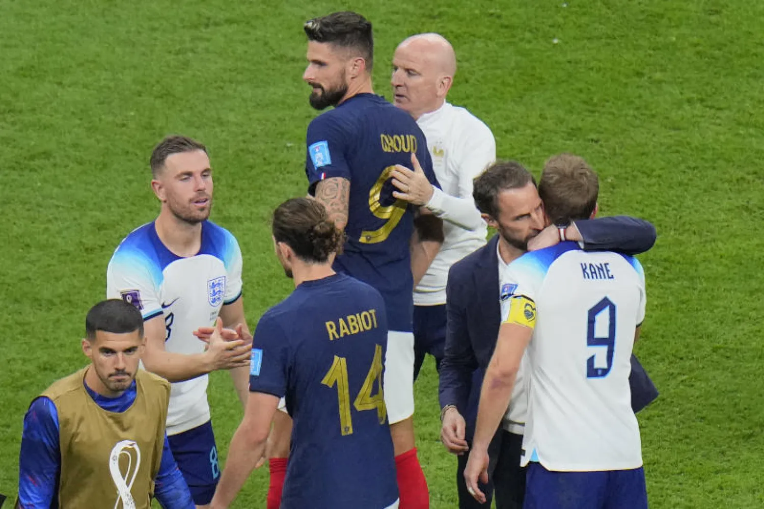 ساوثغيت بدا بائساً بسبب الخسارة والخروج من ربع النهائي (أ.ب)