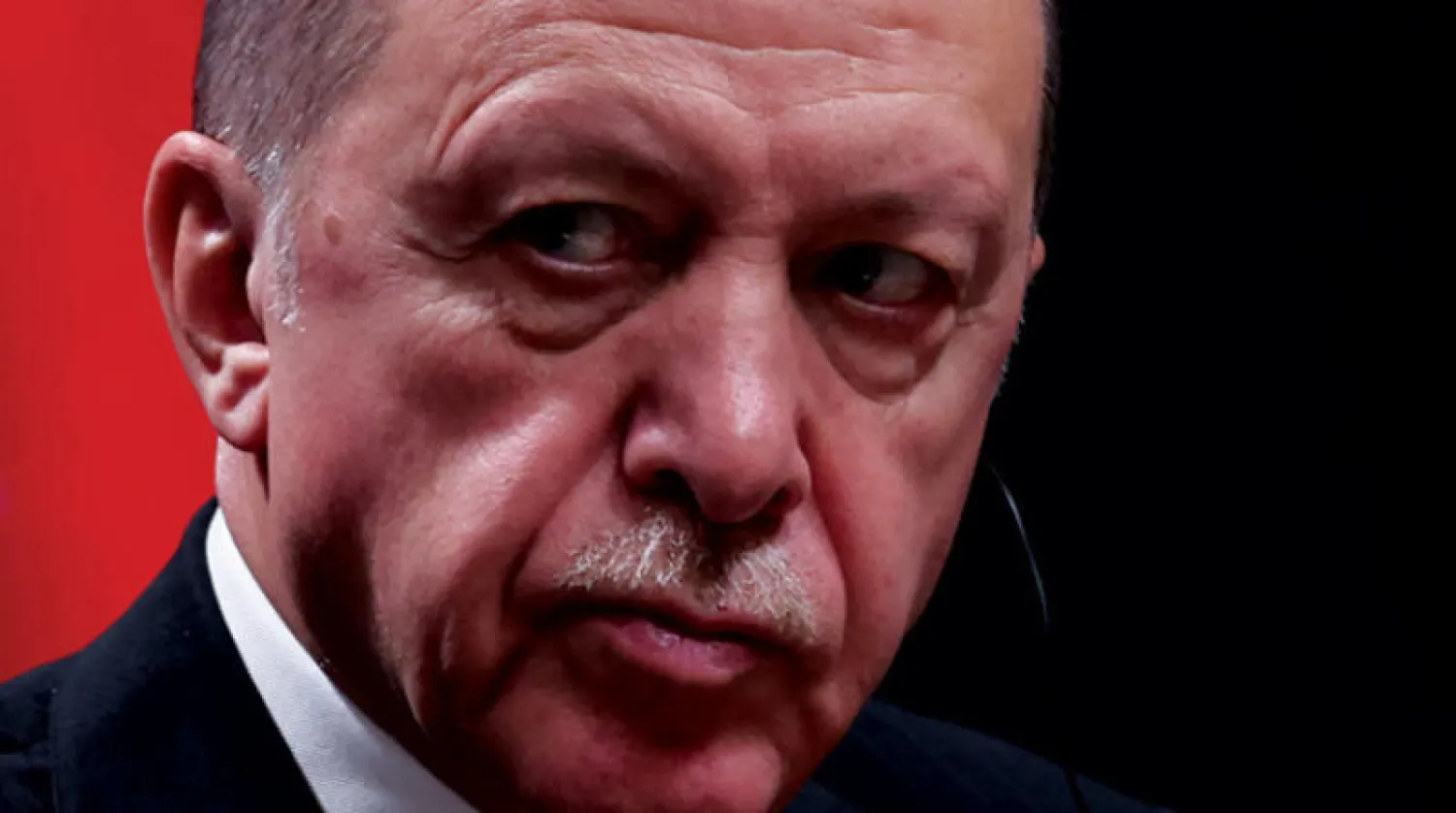 إردوغان في صورة تعود إلى 23 نوفمبر (تشرين الثاني) الماضي (أ.ف.ب)