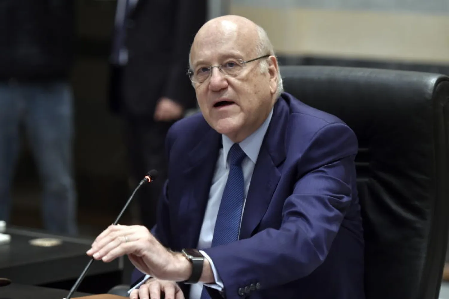 رئيس حكومة تصريف الأعمال نجيب ميقاتي (إ.ب.أ)