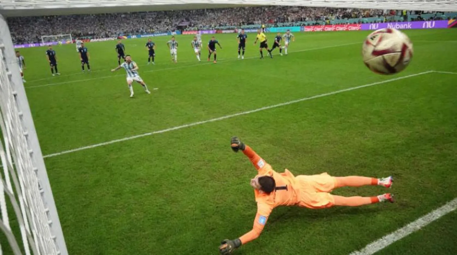 Messi'nin Hırvatistan'a attığı gol anı (Reuters)
