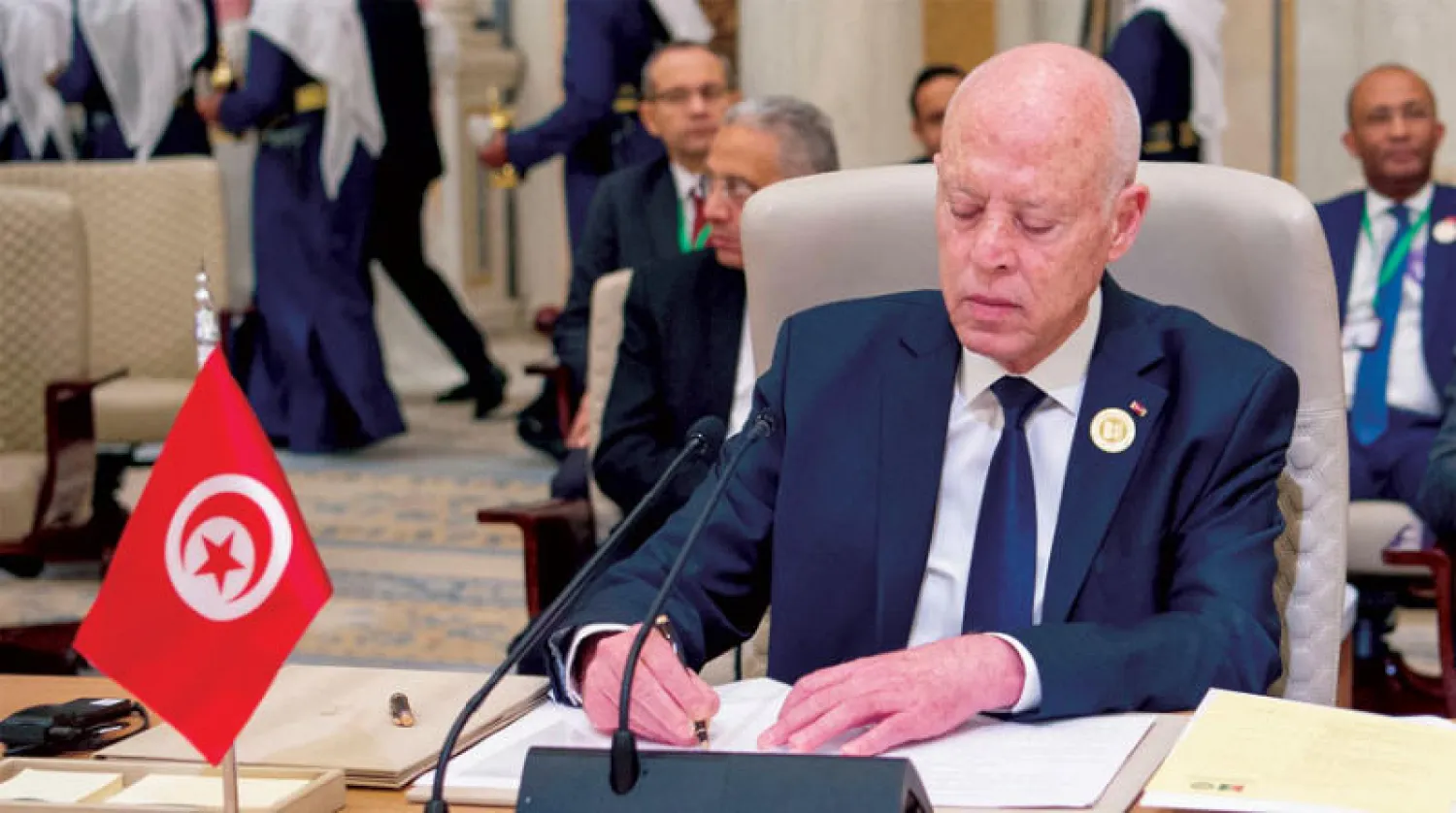 الرئيس قيس سعيد (رويترز)