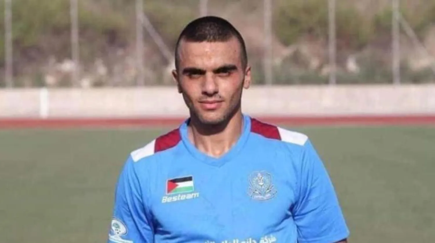 Filistinli futbolcu Ahmed Derağime. (Sosyal medya)