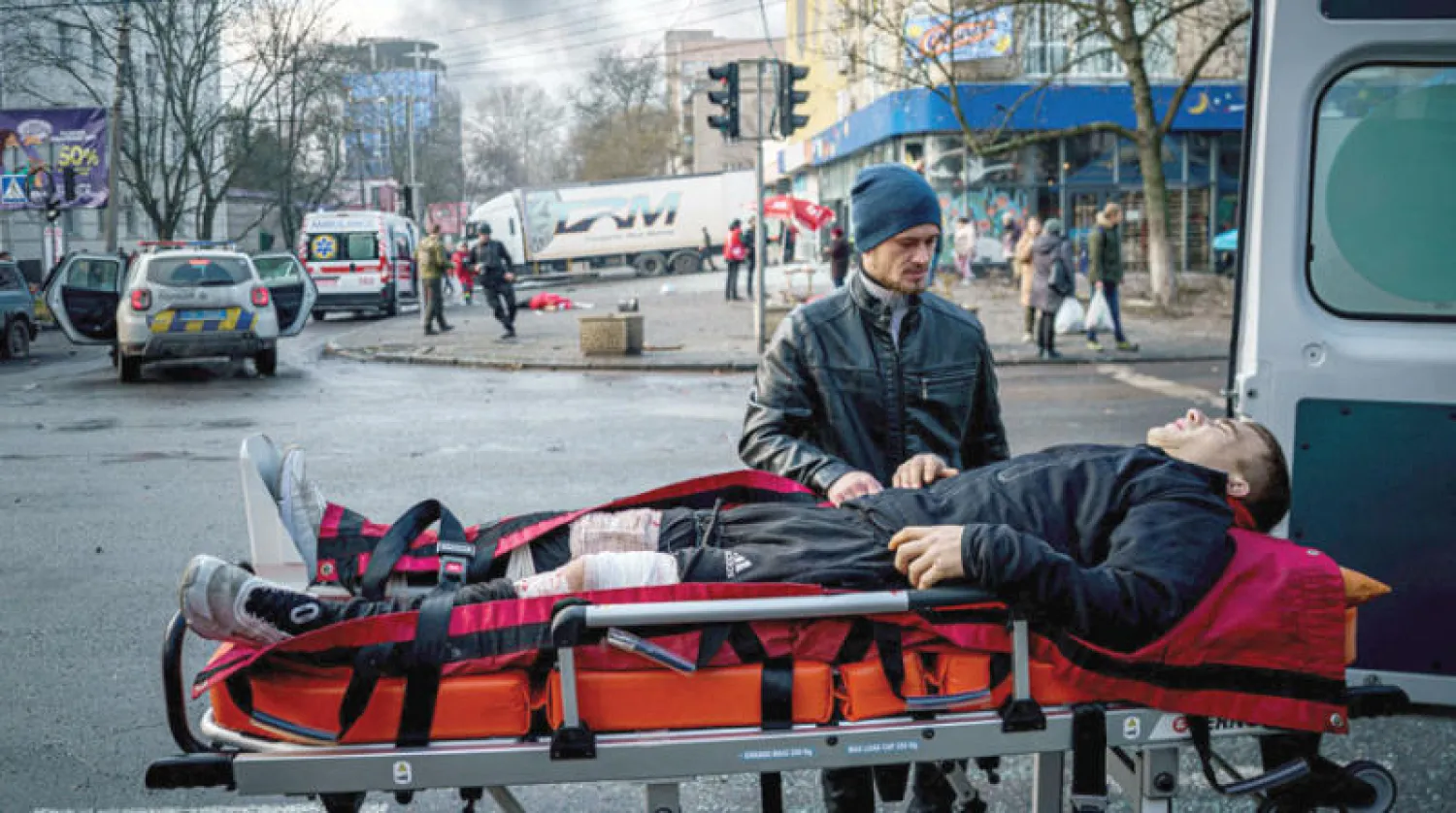 قصف روسي على خيرسون