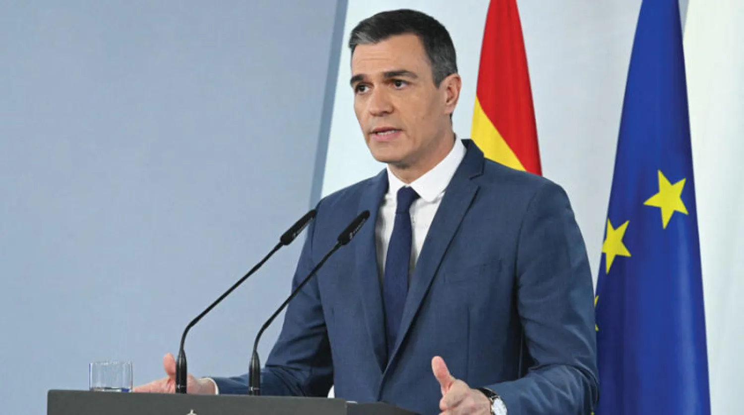 رئيس الوزراء الإسباني بيدرو سانشيز (أ.ف.ب)