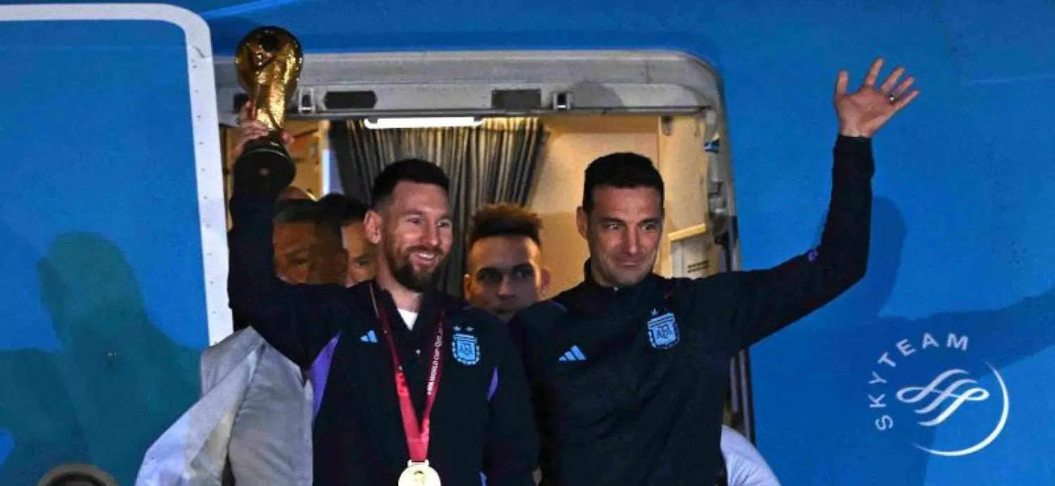 سكالوني سيستمر مديراً فنياً للأرجنتين (أ.ف.ب)