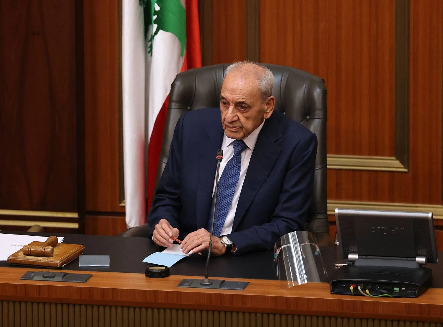 Lebanon's Parliament Speaker Nabih Berri. (AFP)