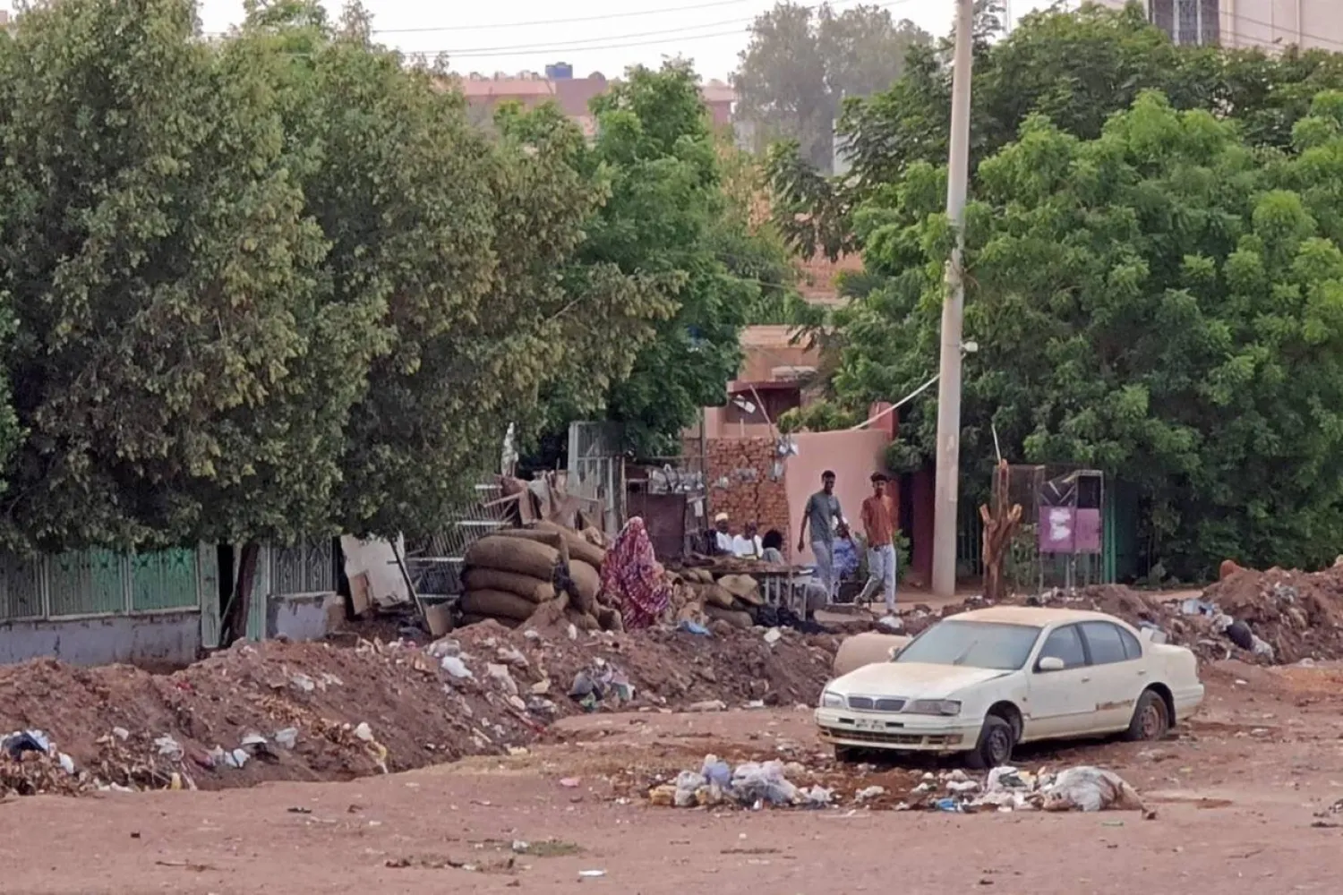 Residents have been besieged in Khartoum because of the ongoing clashes. AFP