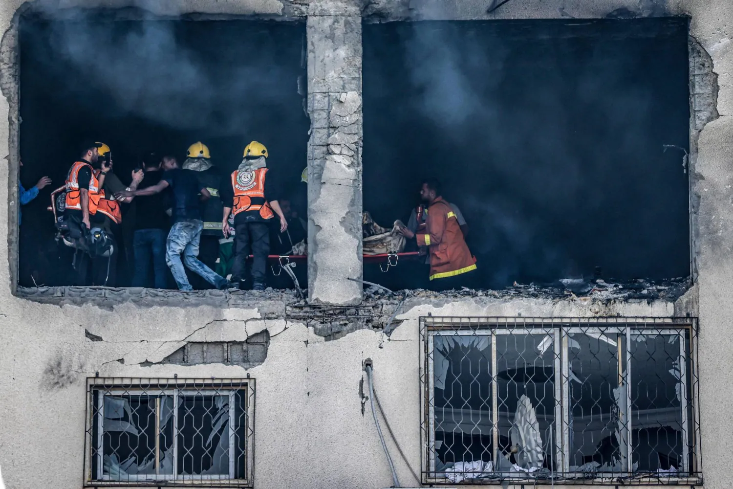 منزل في غزة دمّره القصف (أ.ف.ب)