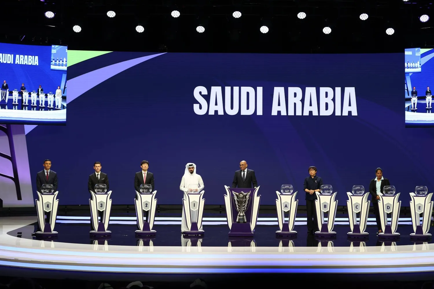 جانب من مراسم القرعة الآسيوية "الشرق الأوسط"