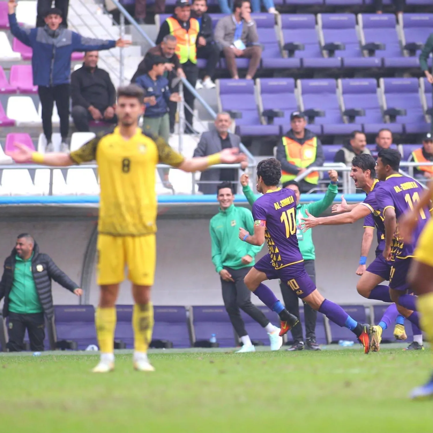 الشرطة العراقي خلال إحدى المباريات (الشرطة العراقي)