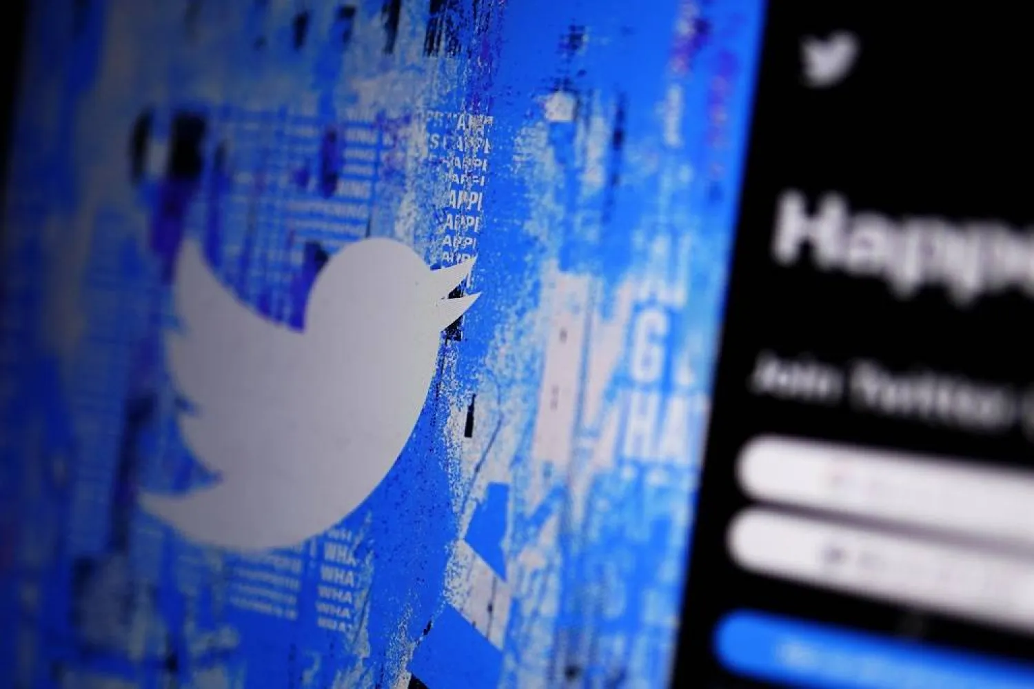 The Twitter splash page is seen on a digital device, Monday, April 25, 2022, in San Diego. (AP) 