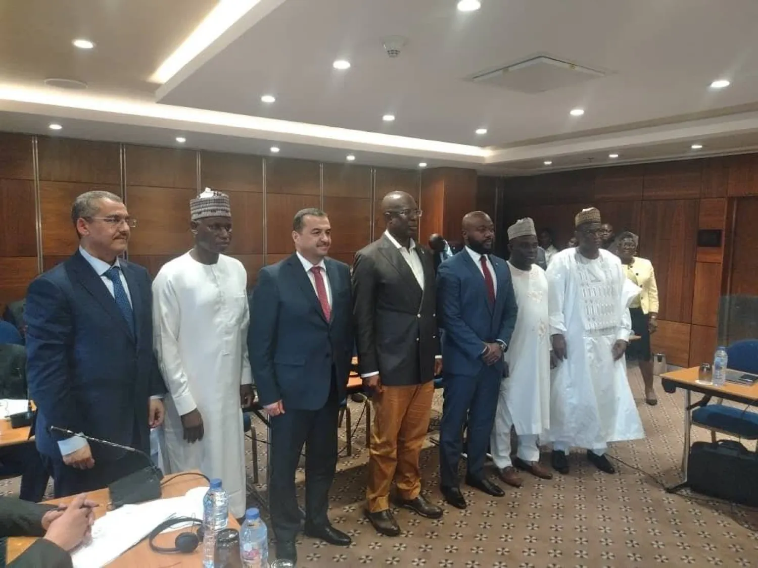 من اجتماع سابق لوزراء طاقة نيجيريا والجزائر والنيجر بأبوجا (وزارة الطاقة الجزائرية)