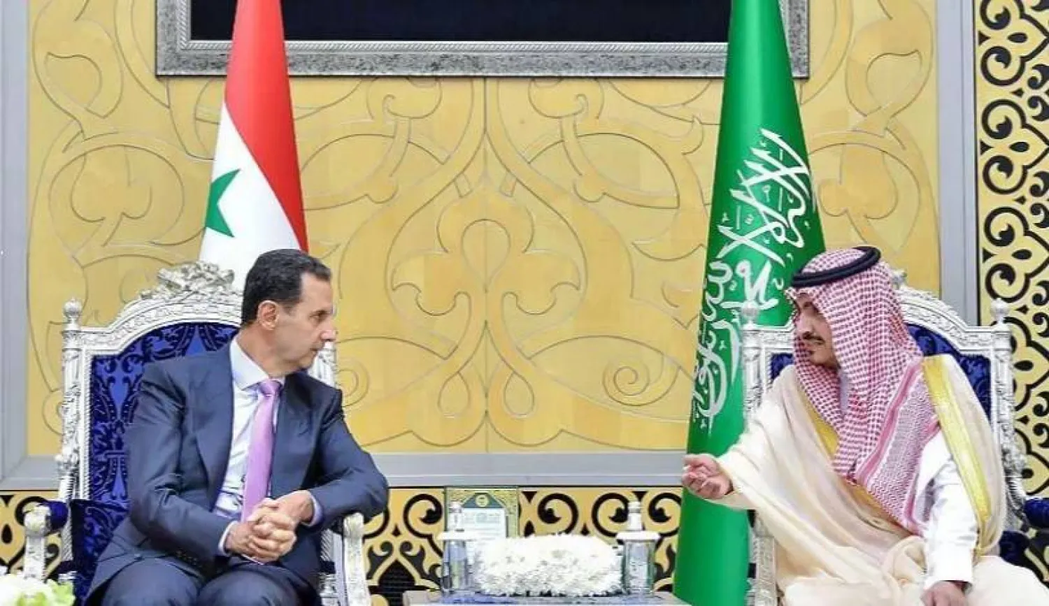 At King Abdulaziz International Airport, Assad was received by Prince Badr bin Sultan bin Abdulaziz, the Deputy Governor of Makkah Region. SPA