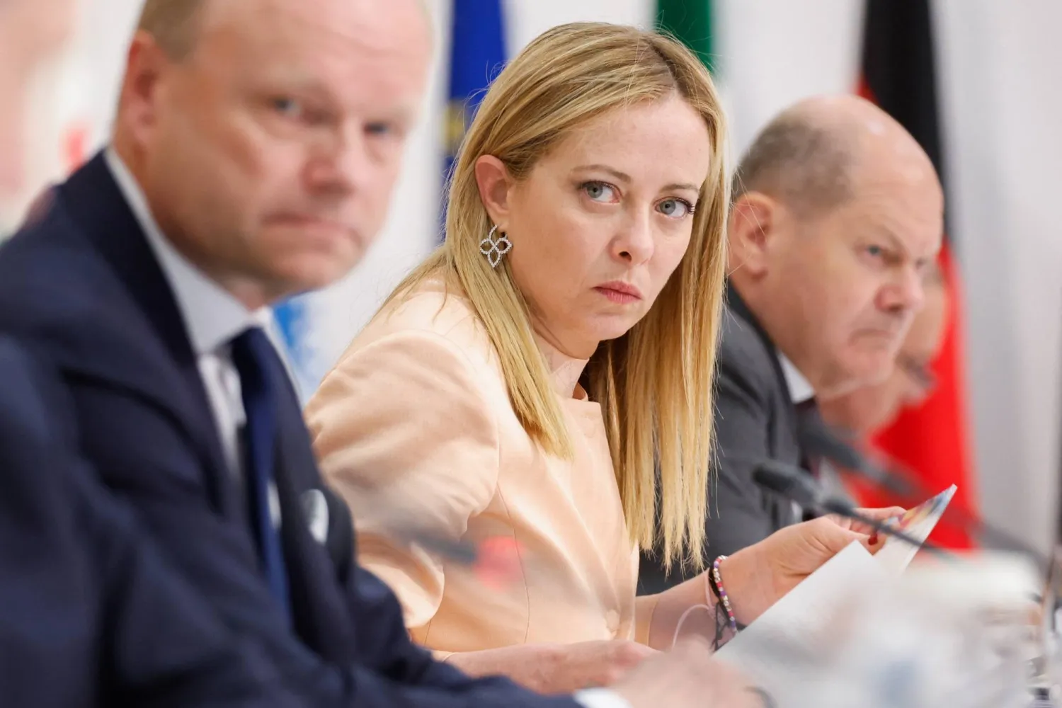 رئيسة الحكومة الإيطالية جيورجيا ميلوني دعت القادة الأوروبيين لمساعدة تونس عى تجاوز أزمتها الاقتصادية (رويترز)