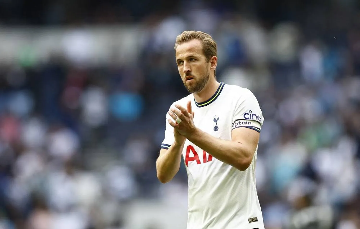 Football - Premier League - Tottenham Hotspur v Brentford - Tottenham Hotspur Stadium, London, Britain - May 20, 2023 Tottenham Hotspur's Harry Kane looks dejected after the match. (Reuters) 
