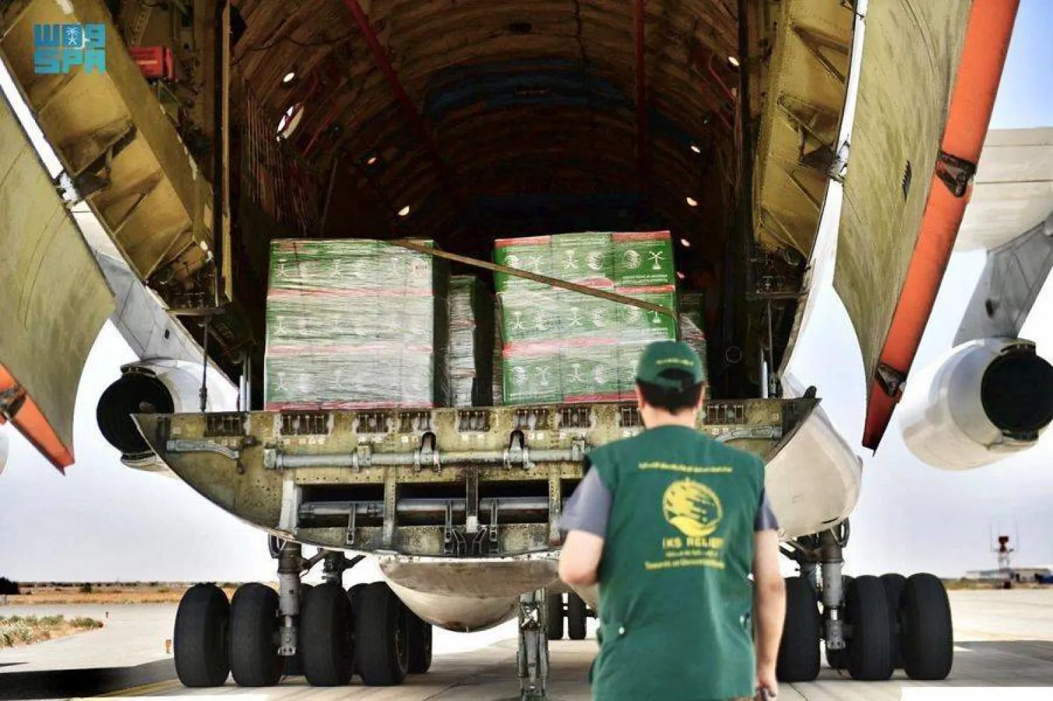 Another Saudi aid plane Arrives in Sudan - SPA
