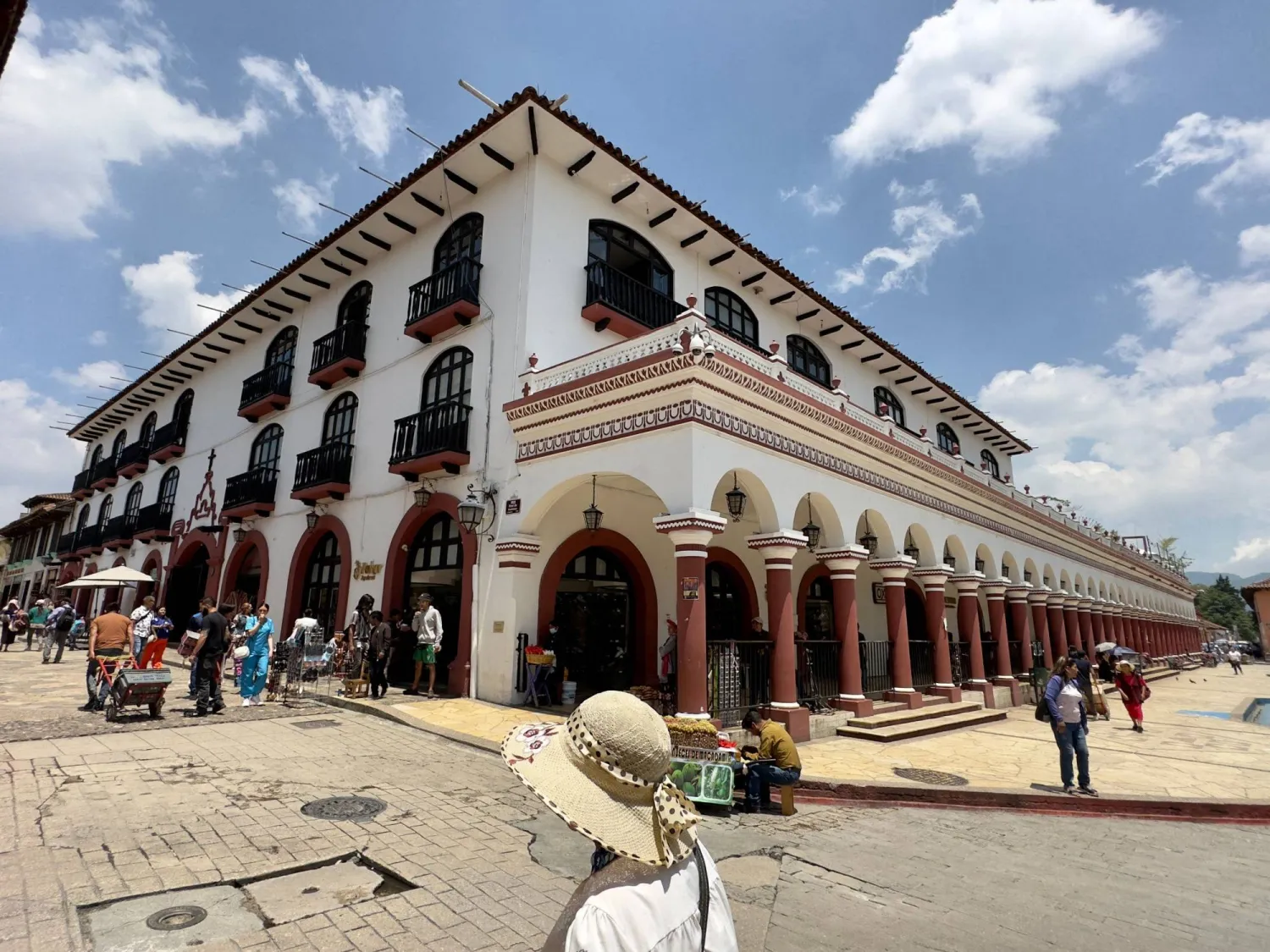 View of the historic center San Cristَbal in Las Casas, Chiapas, Mexico, on May 19, 2023. (Photo by Daniel SLIM / AFP)