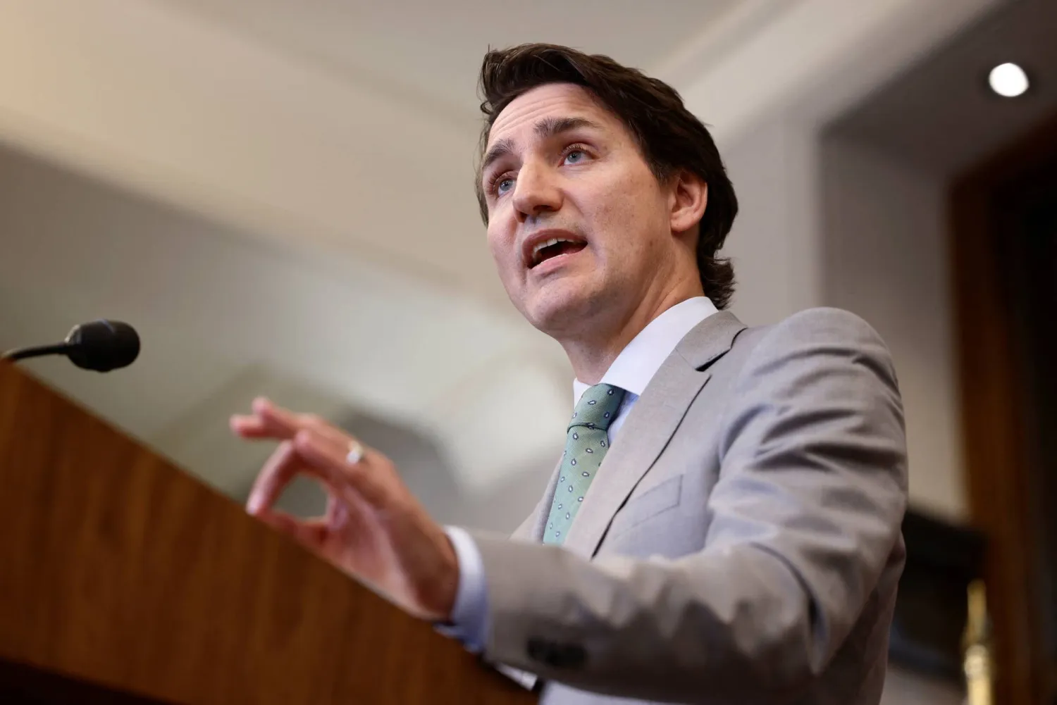 رئيس الوزراء الكندي جاستن ترودو (رويترز)