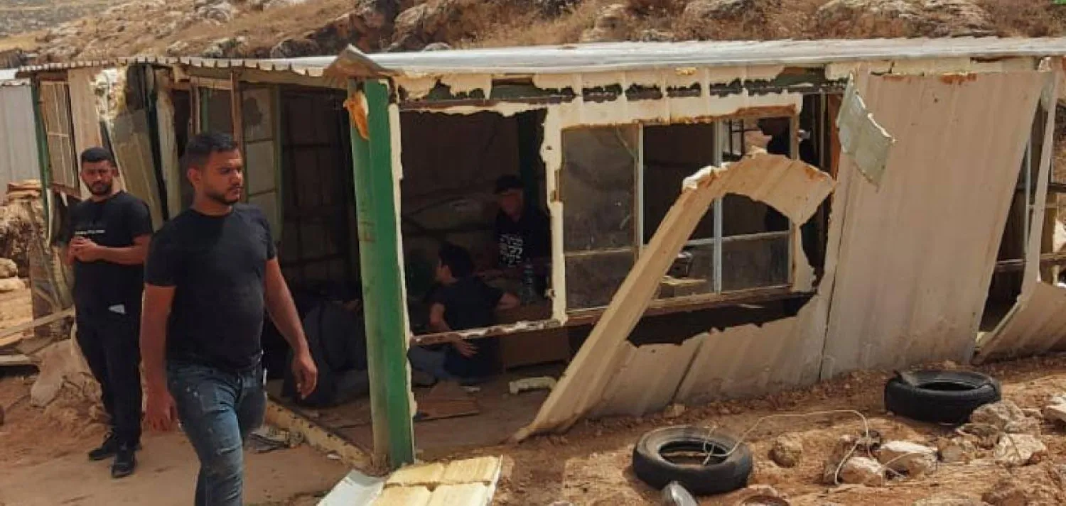 تهجير سكان تجمّع عين سامية بالإكراه (بتسيلم)