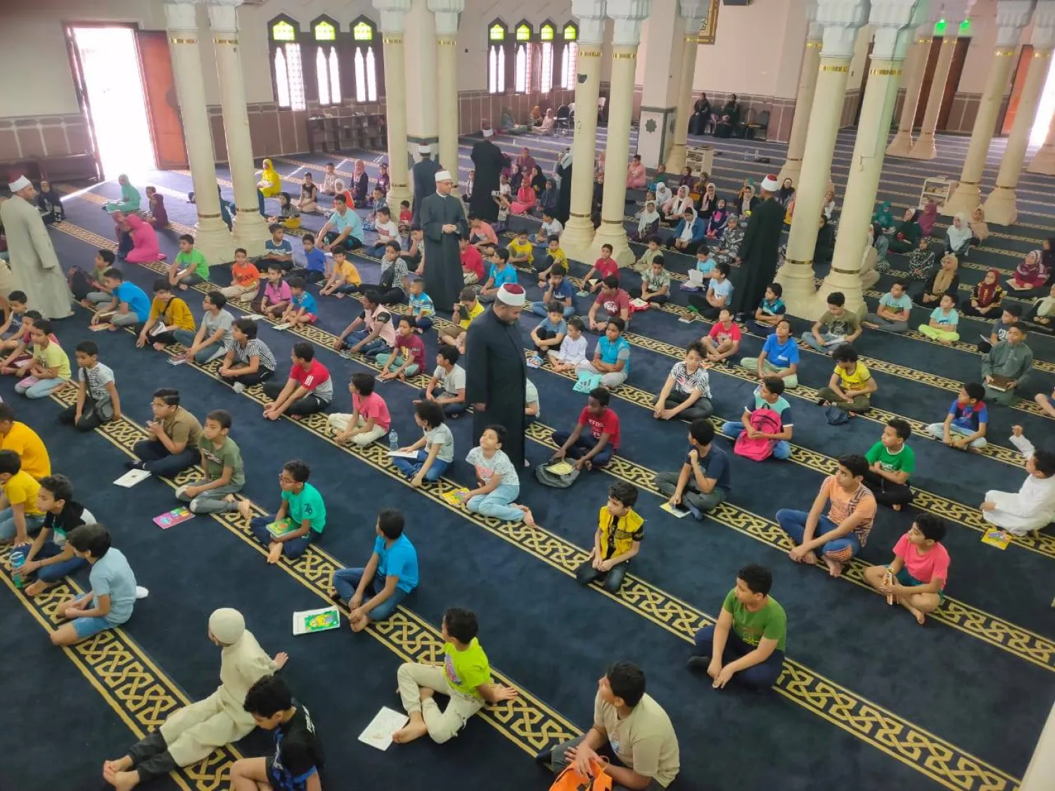 جانب من «البرنامج الصيفي للطفل» بالمساجد المصرية  (الأوقاف المصرية)