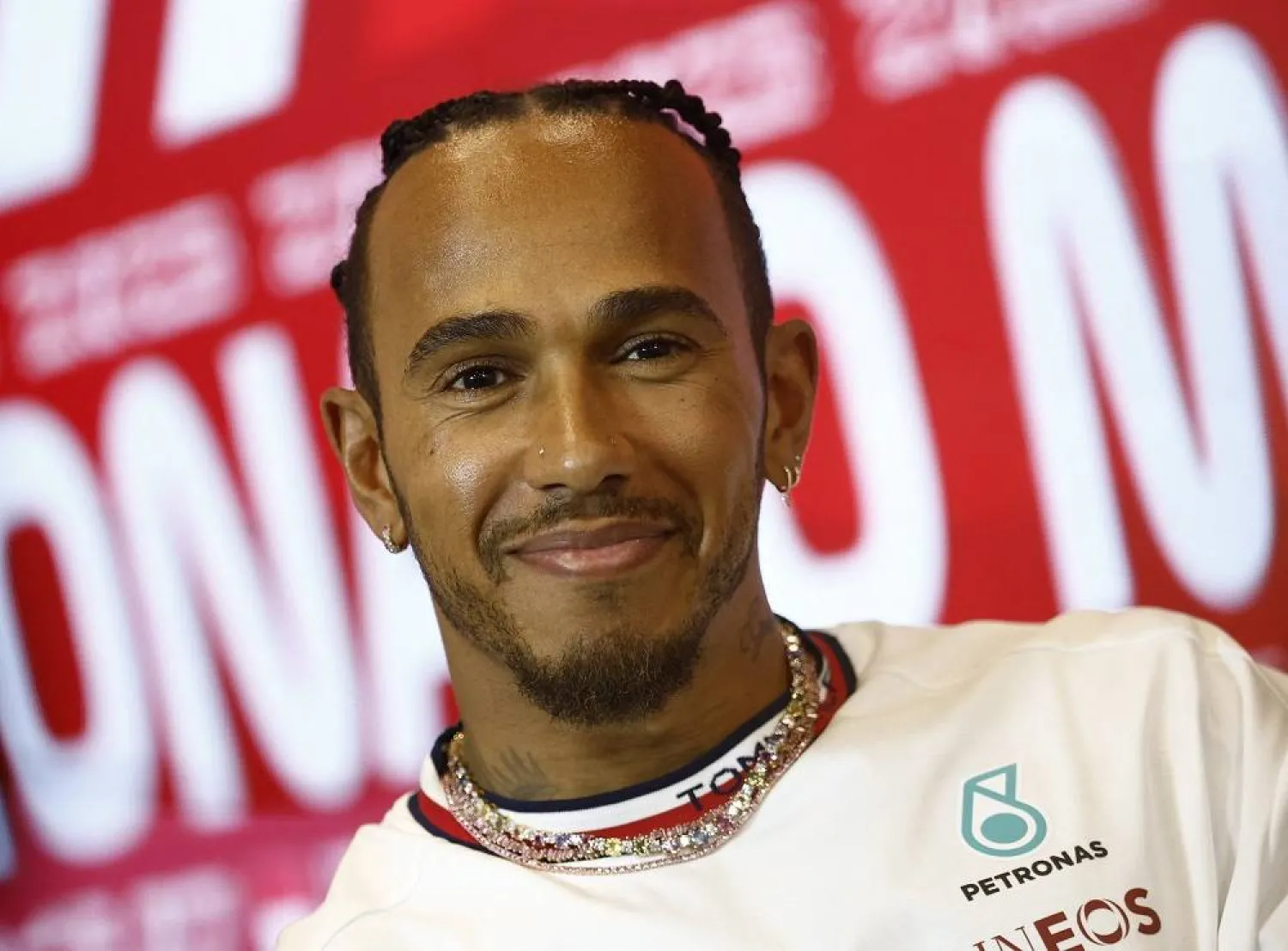 Formula One F1 - Monaco Grand Prix - Circuit de Monaco, Monaco - May 25, 2023 Mercedes' Lewis Hamilton during a press conference ahead of the grand prix. (Reuters) 