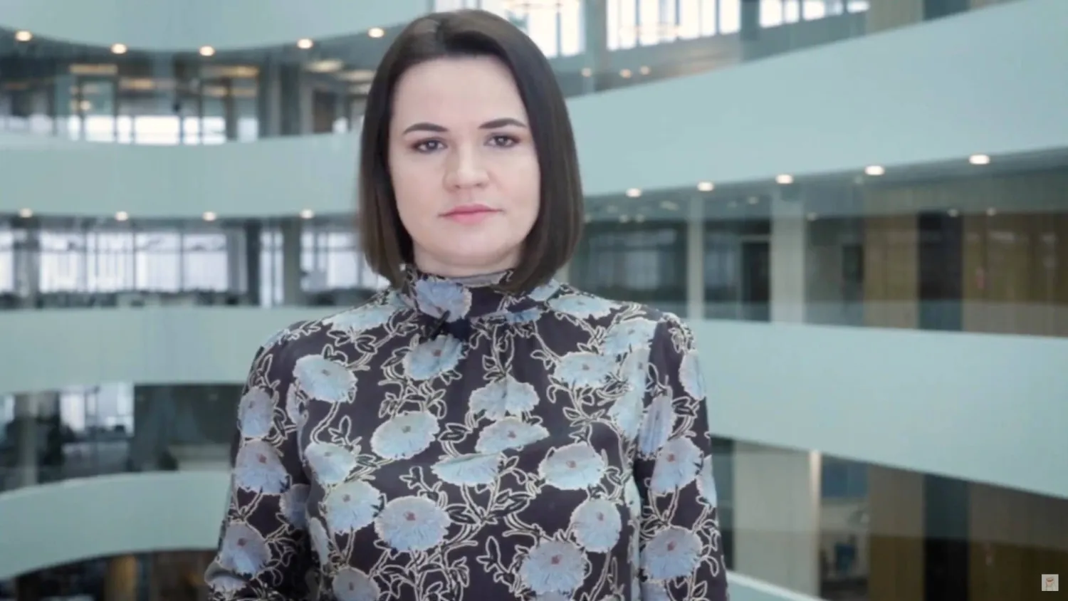 المعارِضة البيلاروسية المقيمة في المنفى زفيتلانا تيخانوفسكايا (رويترز)