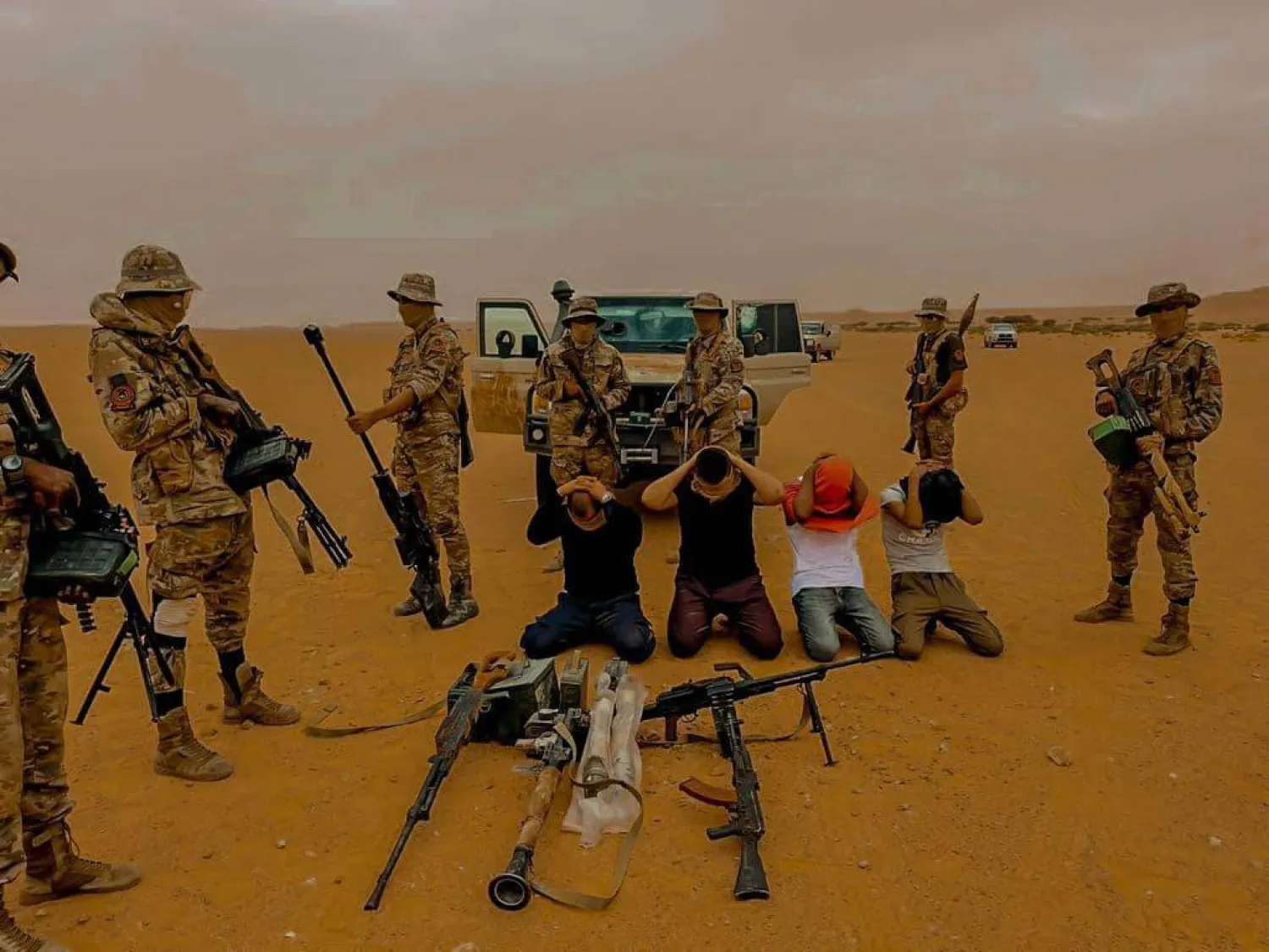 قوات تابعة للواء «444 قتال» بغرب ليبيا (المكتب الإعلامي للواء)
