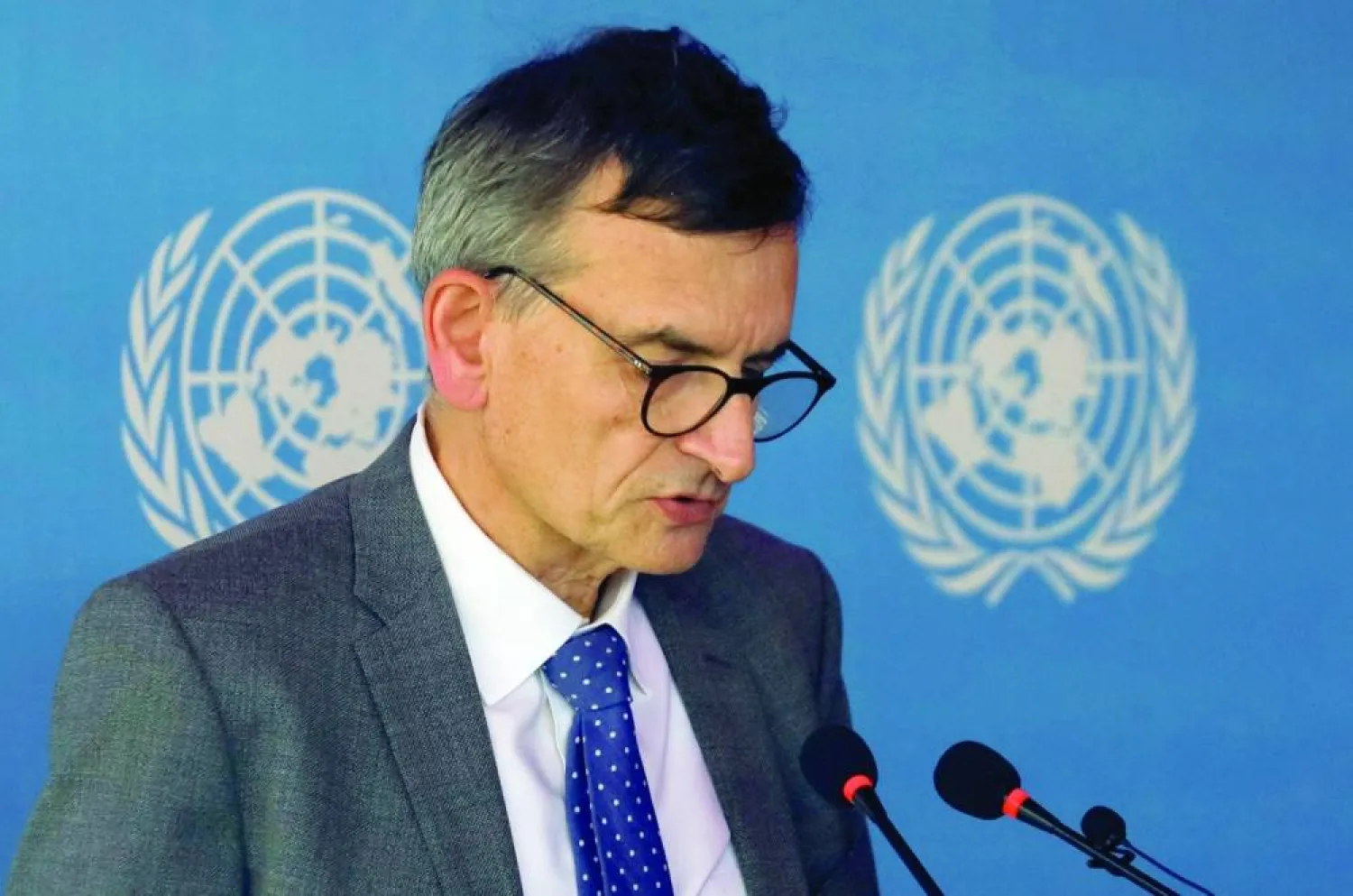 فولكر بيرتس رئيس بعثة الأمم المتحدة إلى السودان قدّم تقريراً إلى مجلس الأمن (رويترز)