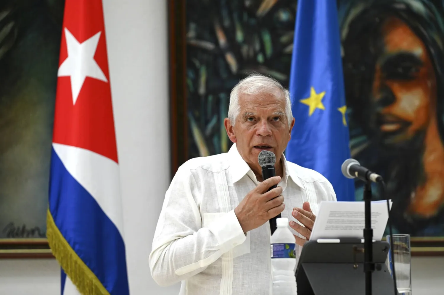 الممثل الأعلى للشؤون الخارجية والسياسة الأمنية للاتحاد الأوروبي، جوزيب بوريل (إ.ب.أ)