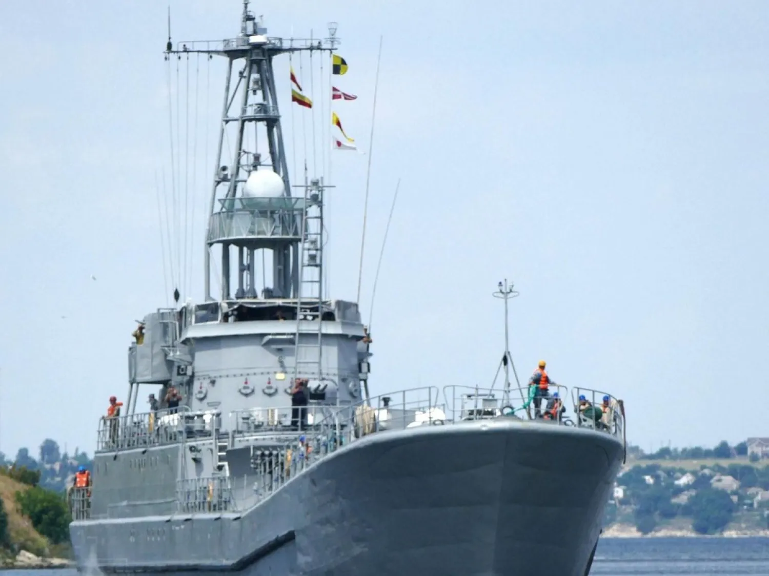 سفينة الإنزال «يوري أوليفيرينكو» (وسائل إعلام روسية)