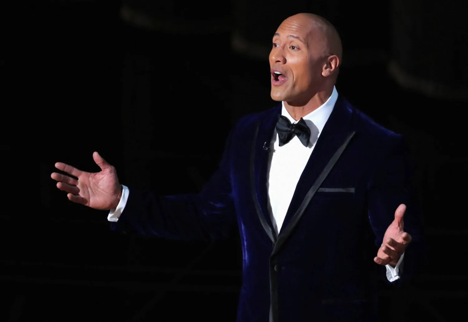 الممثل الأميركي دواين جونسون (رويترز)