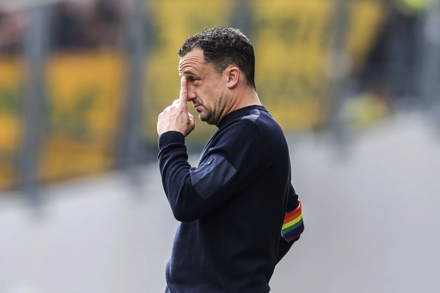 أريستوي مدرّب نانت وتفكير في موقعة الهروب الاخيرة (ا ف ب)