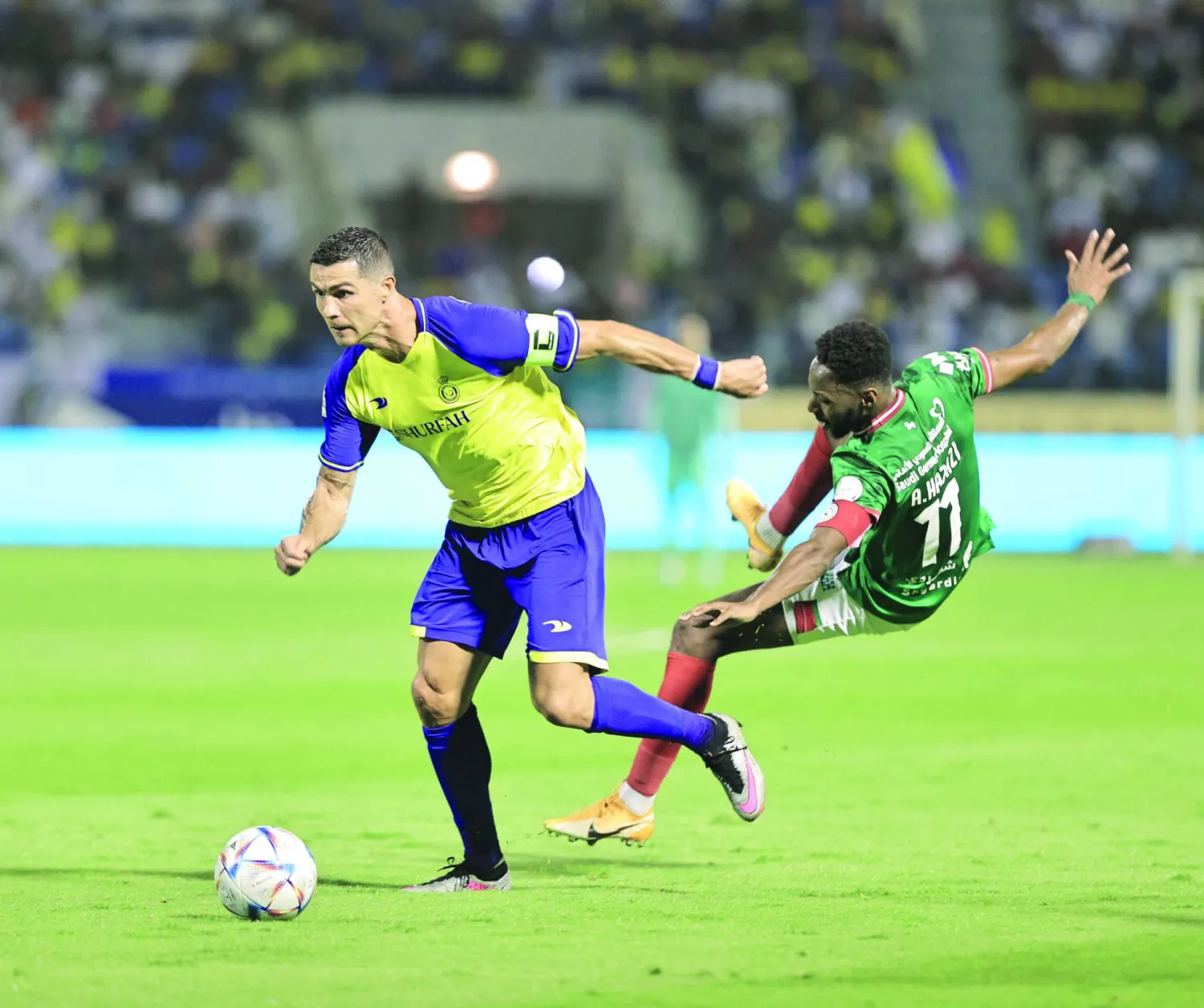 الدوري السعودي استقطب أنظار العالم هذا الموسم بسبب صفقة رونالدو المدوية (تصوير: عيسى الدبيسي)